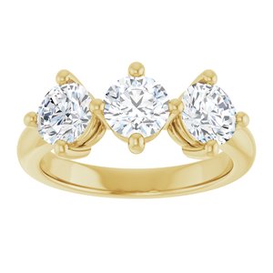 14K Yellow Gold  5.5 mm Round Anniversary Band. 124031:361:P