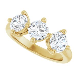 14K Yellow Gold  5.5 mm Round Anniversary Band. 124031:361:P