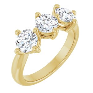 14K Yellow Gold  5.5 mm Round Anniversary Band. 124031:361:P