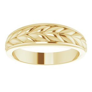 10K Yellow Gold Braided Men's Ring. 9879:106:P