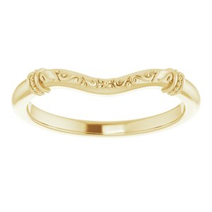 14K Yellow Gold 10 mm Cushion Solitaire Engagement Ring. 124648:556:P