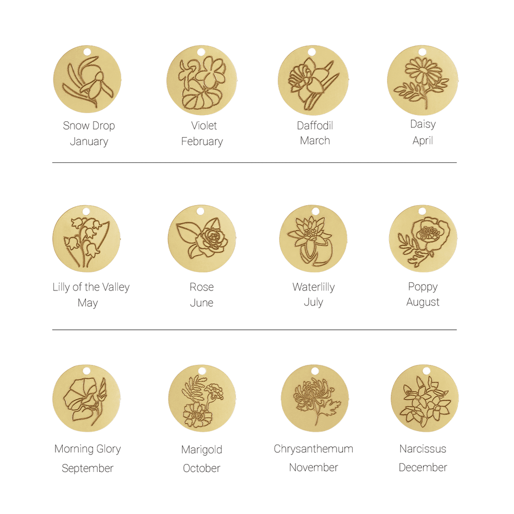 14K Yellow Gold Rose June Birth Flower Pendant. 88529:111:P