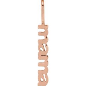 14K Rose Gold Mama Charm/Pendant 88016:100:P