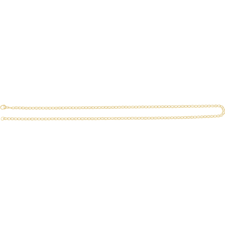 14K Yellow Gold 2.6 mm Anchor Chain