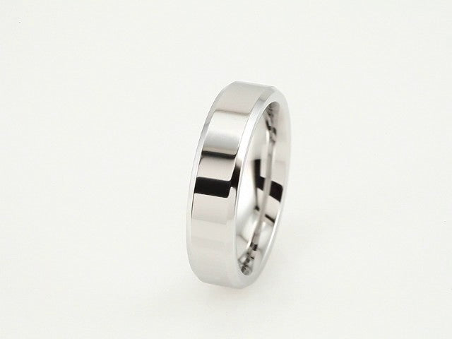 Cobalt 6 mm Beveled-Edge Inlay Comfort-Fit Men's Band. COR188:010:P
